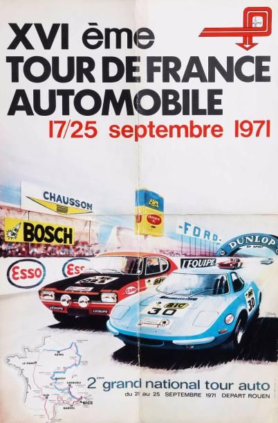 null Affiche originale du Tour de France
Automobile 1969
Dim: 64 X 44 cm environ