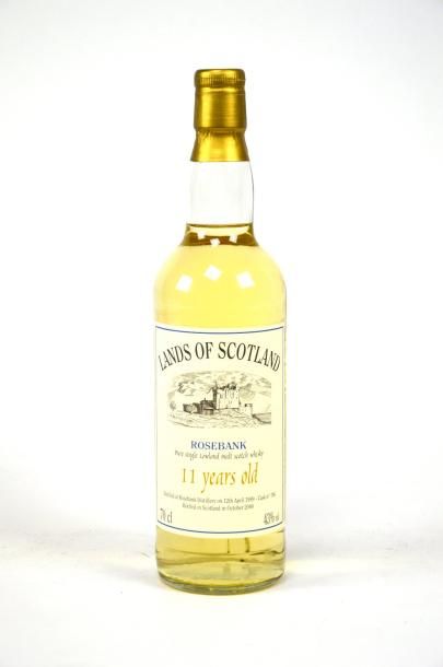 null 1 B WHISKY SINGLE MALT 11 ANS D'AGE 70 Cl 43° Distillé le 12 avril 1989; mise...