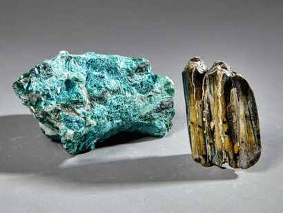 null Important lot de minéraux ( plus de 30) comprenant des blocs de fluorine, Calcite,...