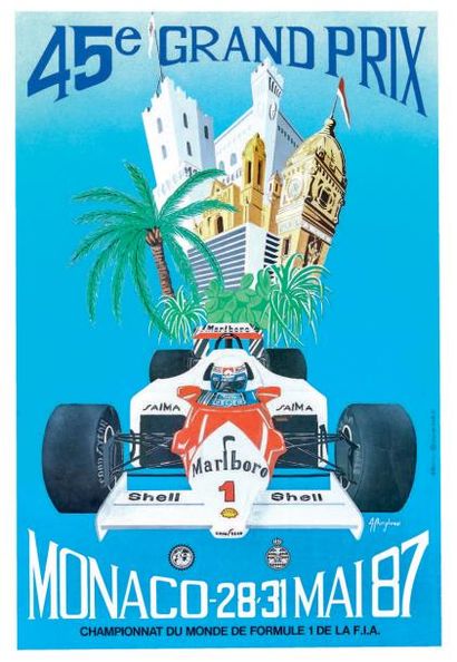 null Grand Prix F1 de Monaco 1987
Affiche originale
Editions Agence Internationale...