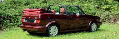 1990 - VOLKSWAGEN GOLF CABRIOLET «ETIENNE AIGNER» L'une des séries les plus abouties...