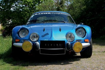 1970 - ALPINE A110 1600 S GR. IV - EX JEAN SAUREL Reine des rallyes
Très bel historique
Important...