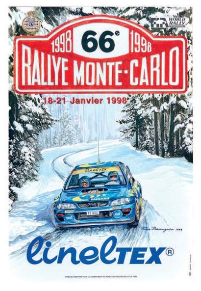 null Rallye Automobile de Monte-Carlo 1998
Affiche originale
Editions Agence Internationale...