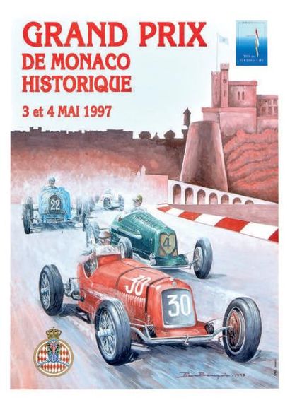null Grand Prix de Monaco Historique 1997
Affiche originale
Editions Agence Internationale...