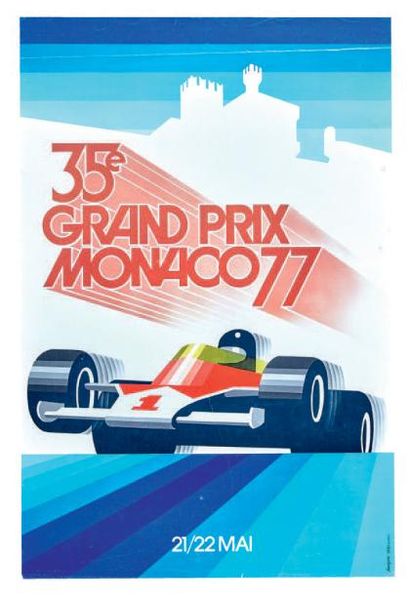 null Grand Prix F1 de Monaco 1977
Affiche originale
Editions Agence Internationale...