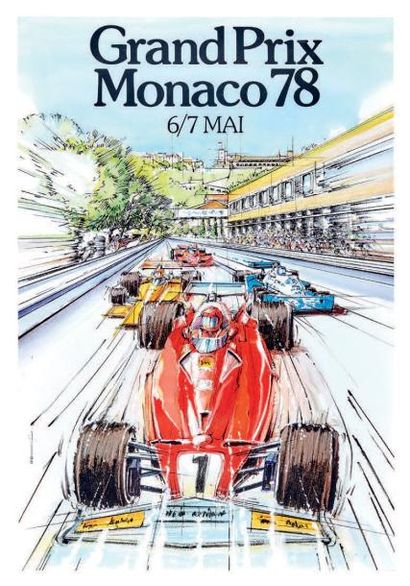 null Grand Prix F1 de Monaco 1978
Affiche originale
Editions Agence Internationale...