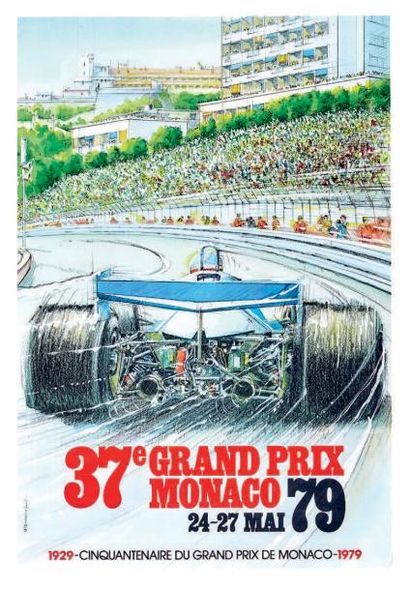 null Grand Prix F1 de Monaco 1979
Affiche originale
Editions Agence Internationale...