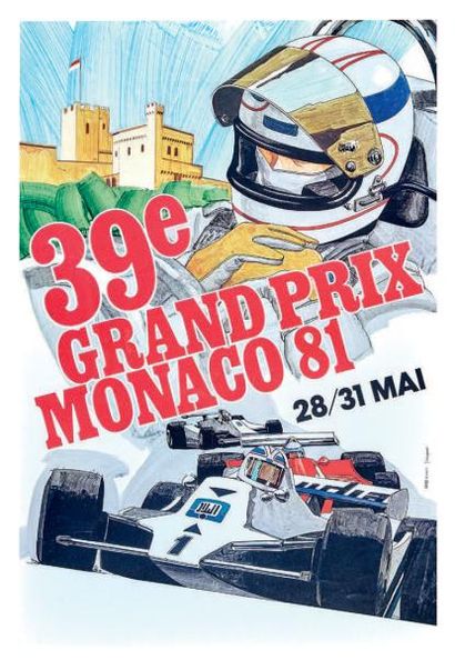 null Grand Prix F1 de Monaco 1981
Affiche originale
Editions Agence Internationale...