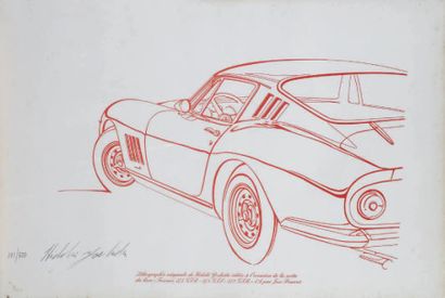 Heidiki YOSHIDA Ferrari 275 GTB Lithographie. Edition limitée
Signée par l'artiste...