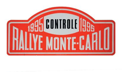 null Plaque du Rallye Monte-Carlo 1995 - Controle