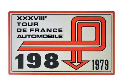 null Plaque du rallye du Tour de France Automobile 1979