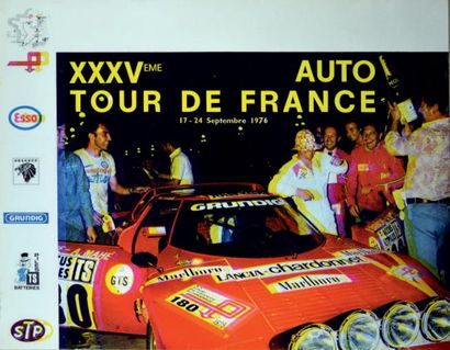null Affiche originale du Tour de France Automobile 1976