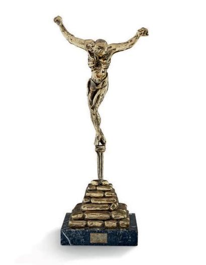 DALI Salvador (1904-1989) 
Le christ de Saint Jean de la croix
Sculpture en bronze...