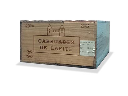 null 12 B CARRUADES DE LAFITE (Caisse Bois) Pauillac 2002