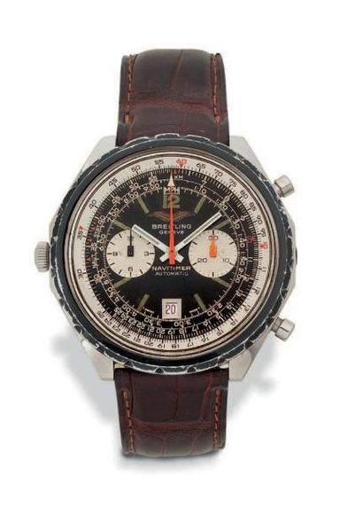 BREITLING NAVITIMER Vers 1970. Ref 1808. Armée Irakienne.
Modèle homme pour l'aviation.
Cadran...