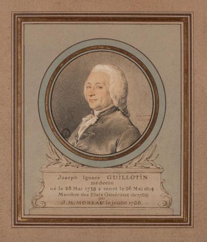 JEAN MICHEL MOREAU LE JEUNE (PARIS 1741 - PROVINS 1814) Portrait du docteur Joseph...