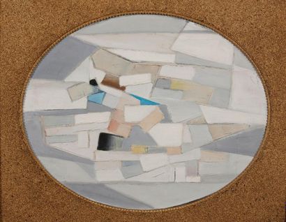 George CSATO (1910-1983) 
Composition
Deux huiles sur toile, signées, l'une datée...