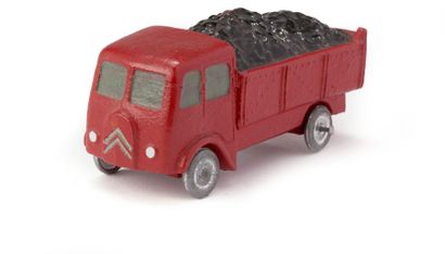 JRD 1940 plâtre et farine 
Camion CITROEN T.U.B. charbonnier, rouge, roues métal,...