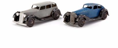 DINKY TOYS ANGLETERRE 1940 
- ARMSTRONG SIDDELEY, Limousine, gris, châssis noir,...