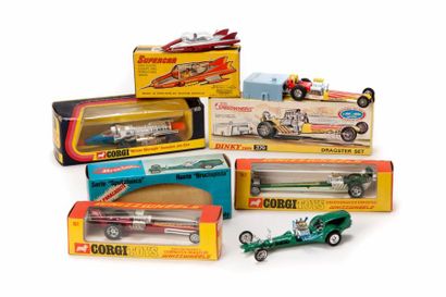 CORGI TOYS - DTA - BUDGIE - MATTEL “SILVER STREAK” Swedish Jet Car, réf. 169 - QUARTER...