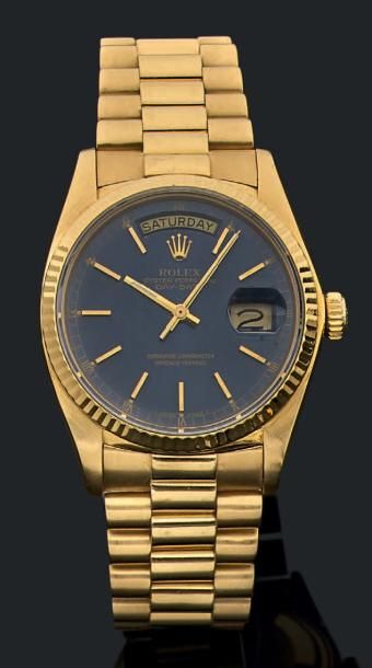 ROLEX 
Oyster perpetual day date.
Vers 2000 Ref 18038 N° 5753651
Modèle homme automatique...