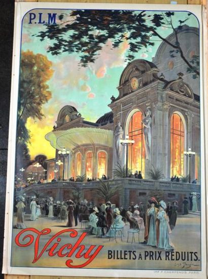 null Louis TAUZIN - PLM. Vichy - Le Casino. Imp. F. Campenois à Paris.,
108 x 78...