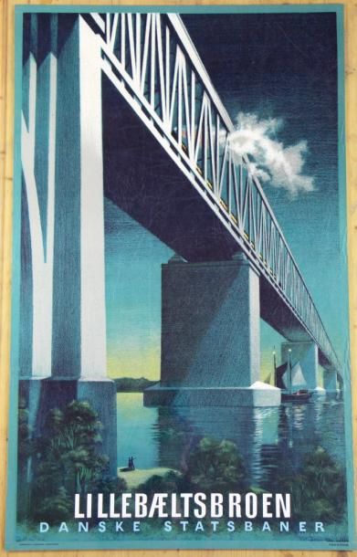 null Aage RASMUSSEN - DSB. Lillebæltstrøm. 

100 x 62 cm.

Affiche non entoilée
...