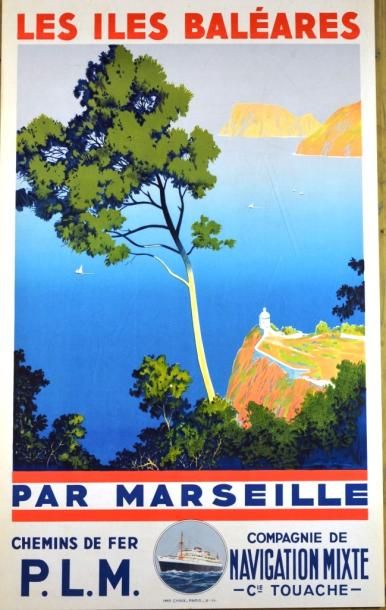 null SANDY HOOK - Les Îles Baléares, 1934. Compagnie de Navigation Mixte - Compagnie...