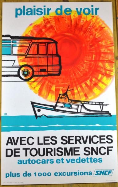 null SNCF - 3 affiches 

Guy GEORGET "Vous aussi avec une carte demi tarif SNCF vous...