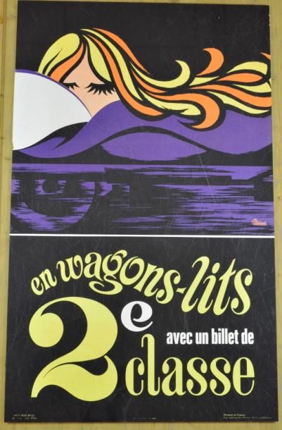 null SNCF - 4 affiches dont :
- FORE - TEE " Les lyonnais, style mistral", 1969....