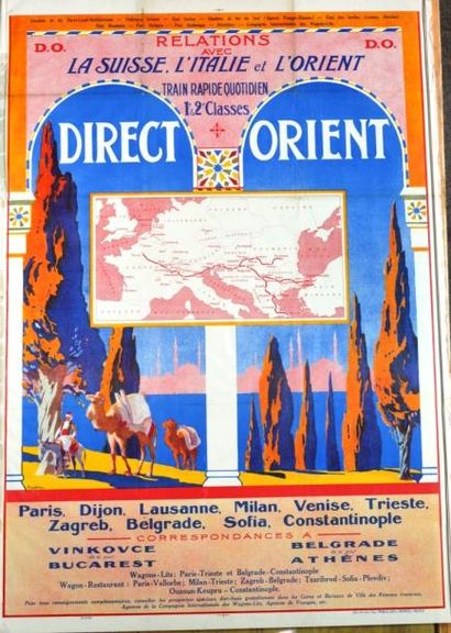 null PINCHON - Direct Orient - Ligne Paris Constantinople. Imp. Maulde et Renon à...