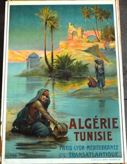 null Louis LESSIEUX - PLM. Cie Gle Transatlantique - Algérie-Tunisie - Dans le Sud...