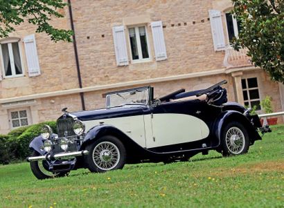 1933 - DELAGE D6-11 CABRIOLET MYLORD CAROSSERIE LETOURNEUR & MARCHAND Carte grise...