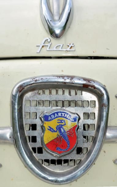 1961 - FIAT ABARTH 850 TC Carte grise française / French registration papers
N° de...