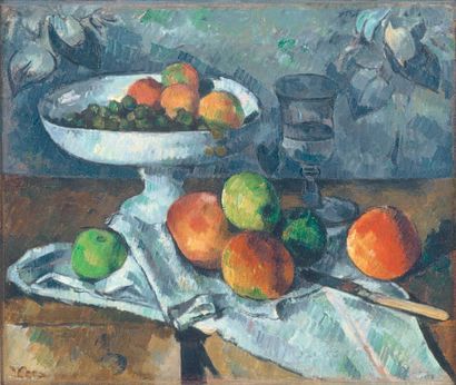 Gustave LOISEAU (1865-1935) 
Nature morte aux pommes, 1899
Huile sur toile, signée...