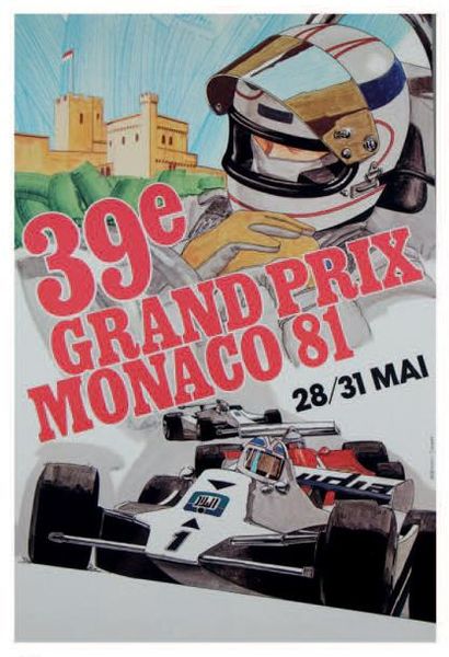 null Grand Prix de Monaco 1981
Affiche originale
Editions
Agence Internationale de...