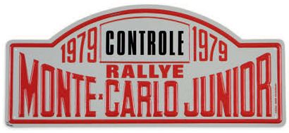 null Rallye Monte-Carlo Junior 1979
Plaque de service de contrôle