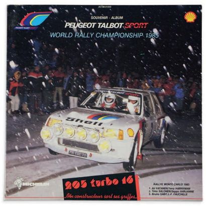 null PEUGEOT 205 TURBO 16
Album souvenir 33 tours
Peugeot Talbot Sport 1985
En très...