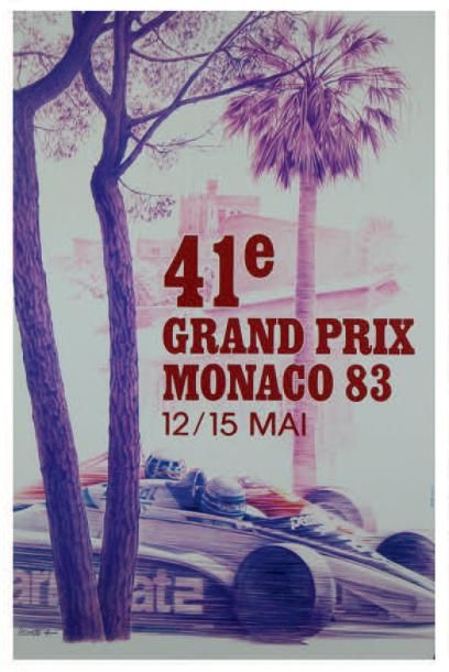 null Grand Prix de Monaco 1983
Affiche originale
Editions
Agence Internationale de...
