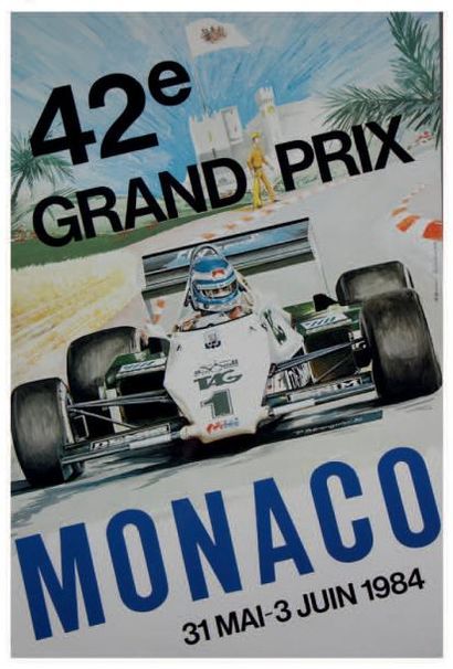 Grand Prix de Monaco 1984
Affiche originale
Agence...