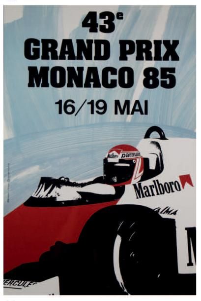 Grand Prix de Monaco 1985
Affiche originale
Editions
Agence...