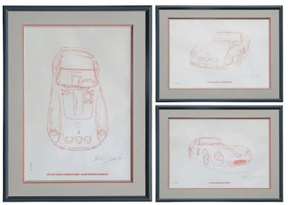Hideki YOSHIDA (né en 1949) Portfolio - Ferrari 250 GTO Texte de Jess. G Pourret,...