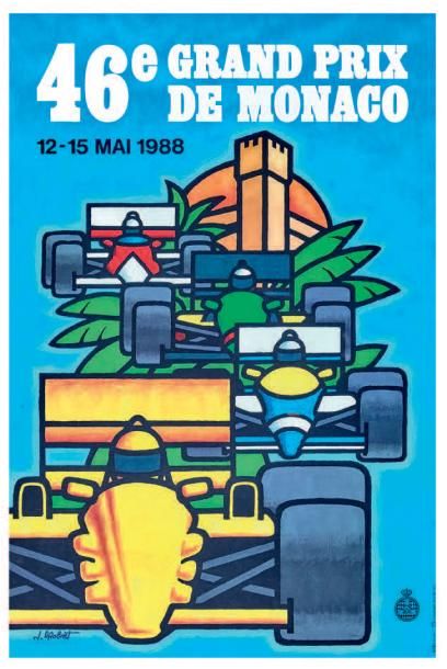 Grand Prix de Monaco 1988
Affiche originale
Editions
Agence...