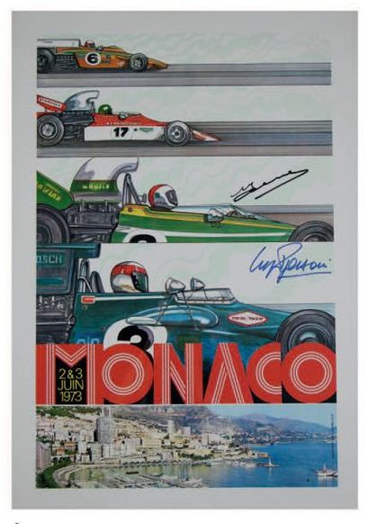 Grand Prix de Monaco 1973
Affiche originale...