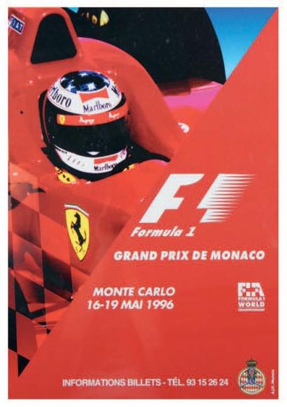 Grand Prix de Monaco 1996
Affiche originale
Editions
Agence...