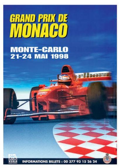 Grand Prix de Monaco 1998
Affiche originale
Editions
Agence...