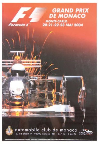 null Grand Prix de Monaco 2004
Affiche originale
Excellent état
Dim: 60 X 42 cm ...