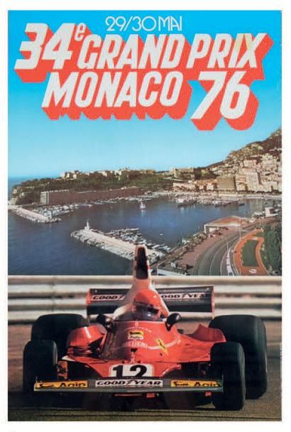 Grand Prix de Monaco 1976
Affiche originale...