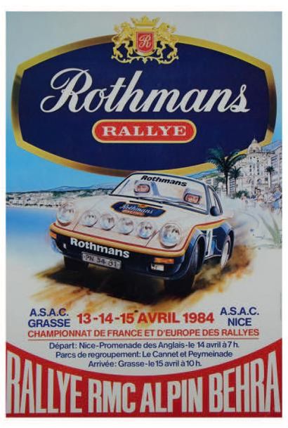 null Rallye RMC Alpin Behra 1984
Affiche originale
Editions PEMA Mediterranée
Très...