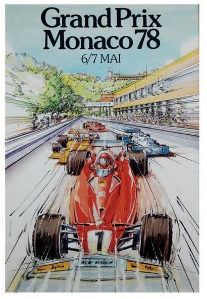 null Grand Prix de Monaco 1978
Affiche originale
Editions
Agence Internationale de...